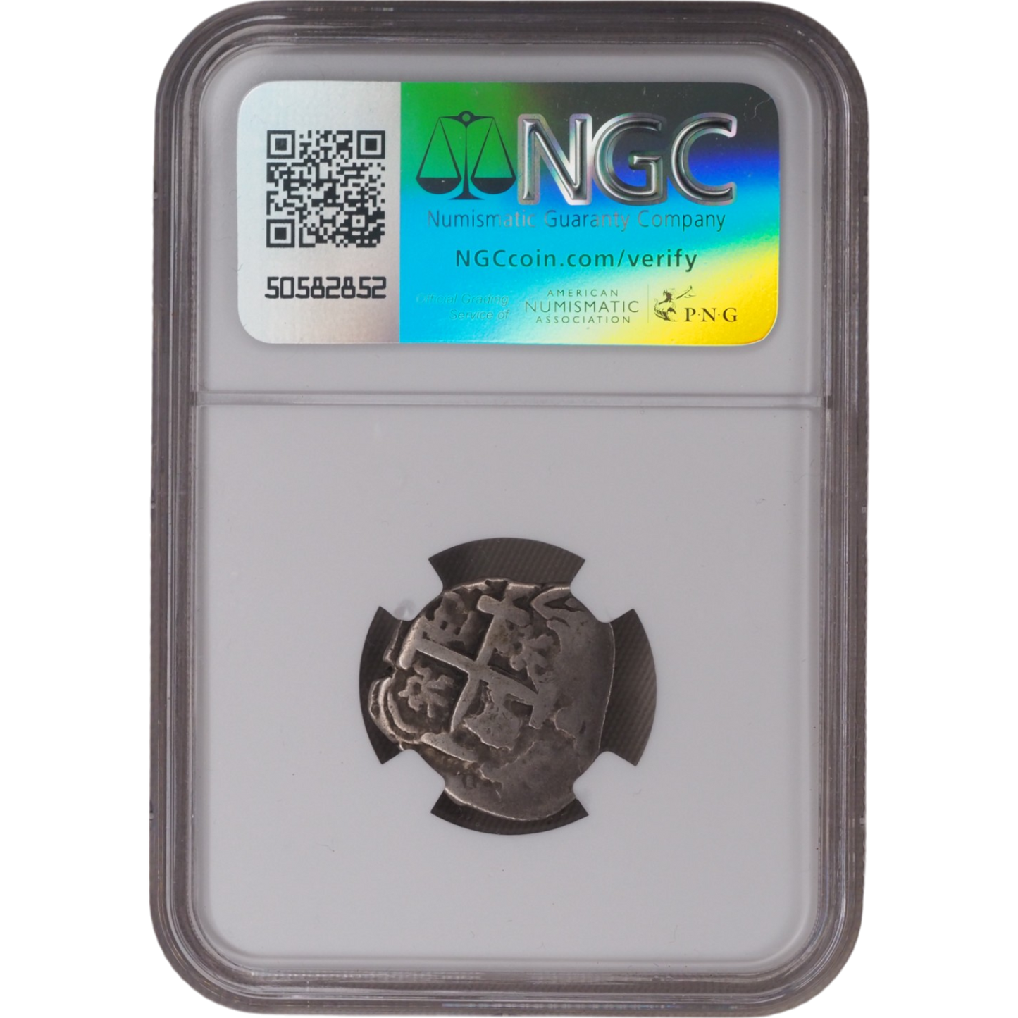 1743 Bolivia 2 Reales Coin (NGC VF 35):