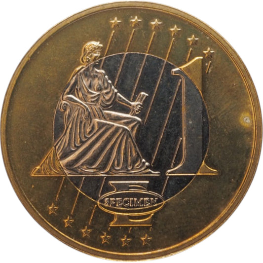 Commemorative Coin Featuring Europe and the European Union, 2003 Slovenija, Specimen