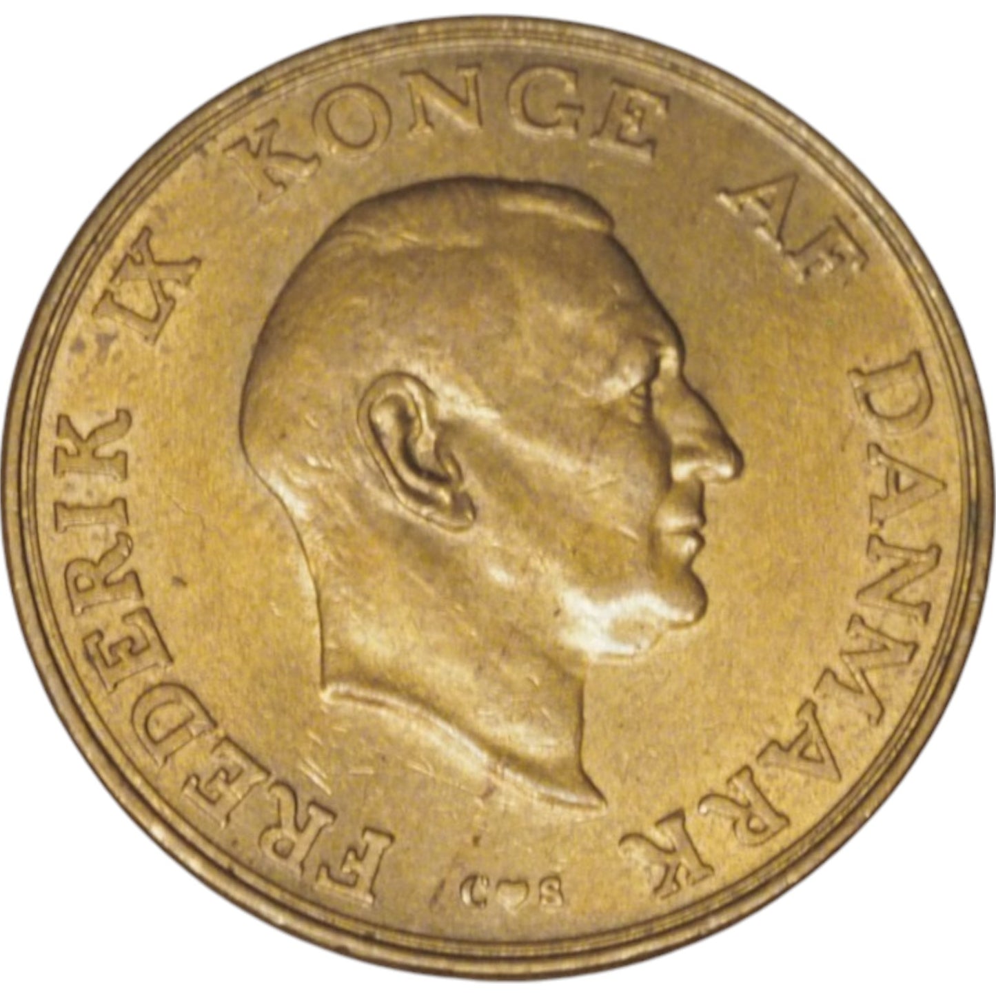 Frederik IX 1957 1 Krone Coin, King Frederik IX of Denmark
