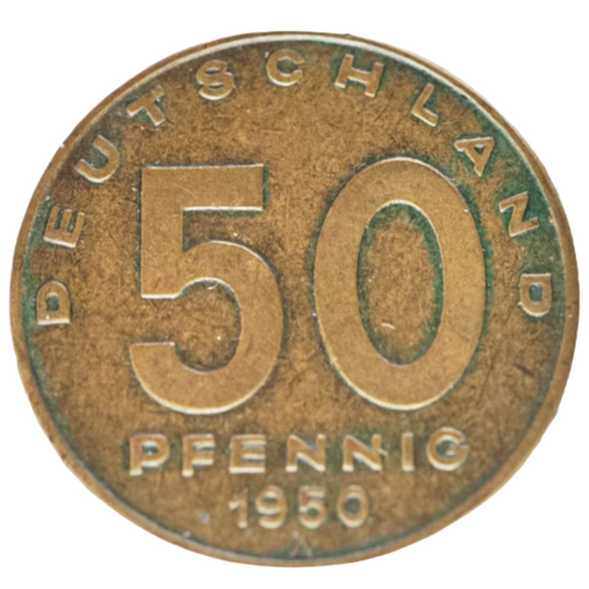 Germany 50 Pfennig DDR 1950A Coin