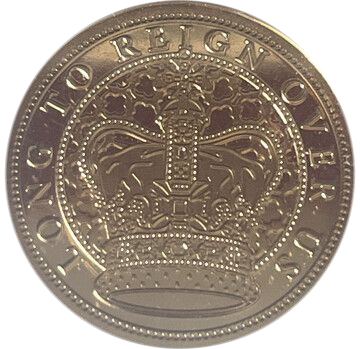 God Save The King Commemorative Medal - 24 Carat Gold-Plated