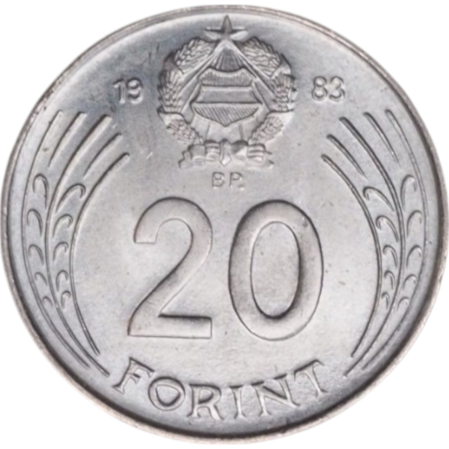 Hungary 1983 20 Forint Coin with Dózsa
