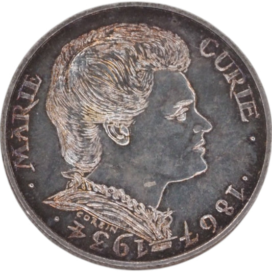 Marie Curie 100 Franc Coin (1984)