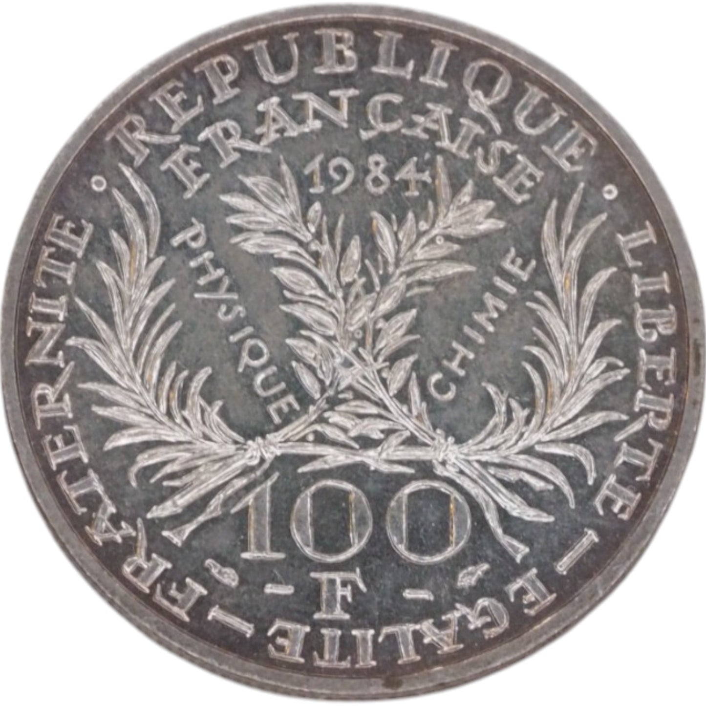 Marie Curie 100 Franc Coin (1984)
