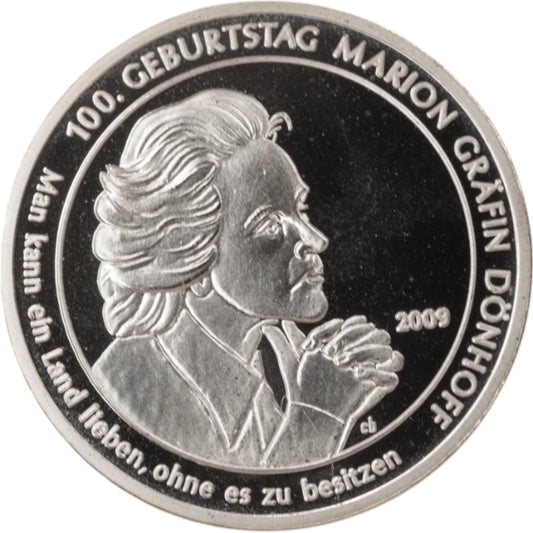 100th Birthday of Marion Gräfin Dönhoff Commemorative Coin (2009)