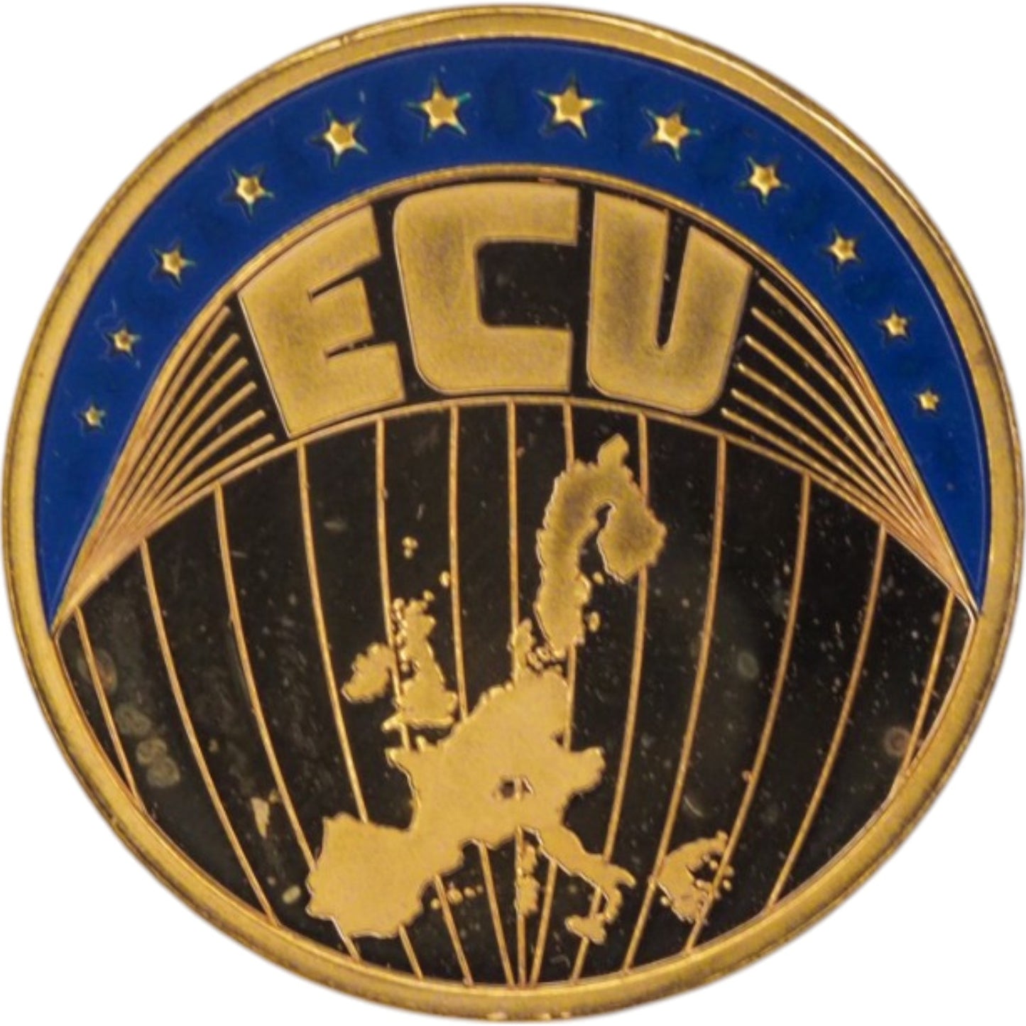 ECU 2002 with Europa Riding a Bull, Medal- Fantasy coins / GERMANY