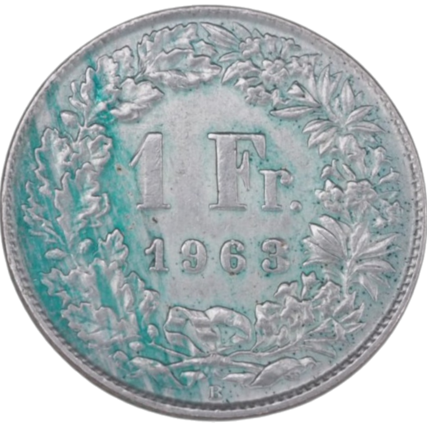 Swiss 2 Franc Coin - 1963, Lady Helvetia, Collectible Silver Coin