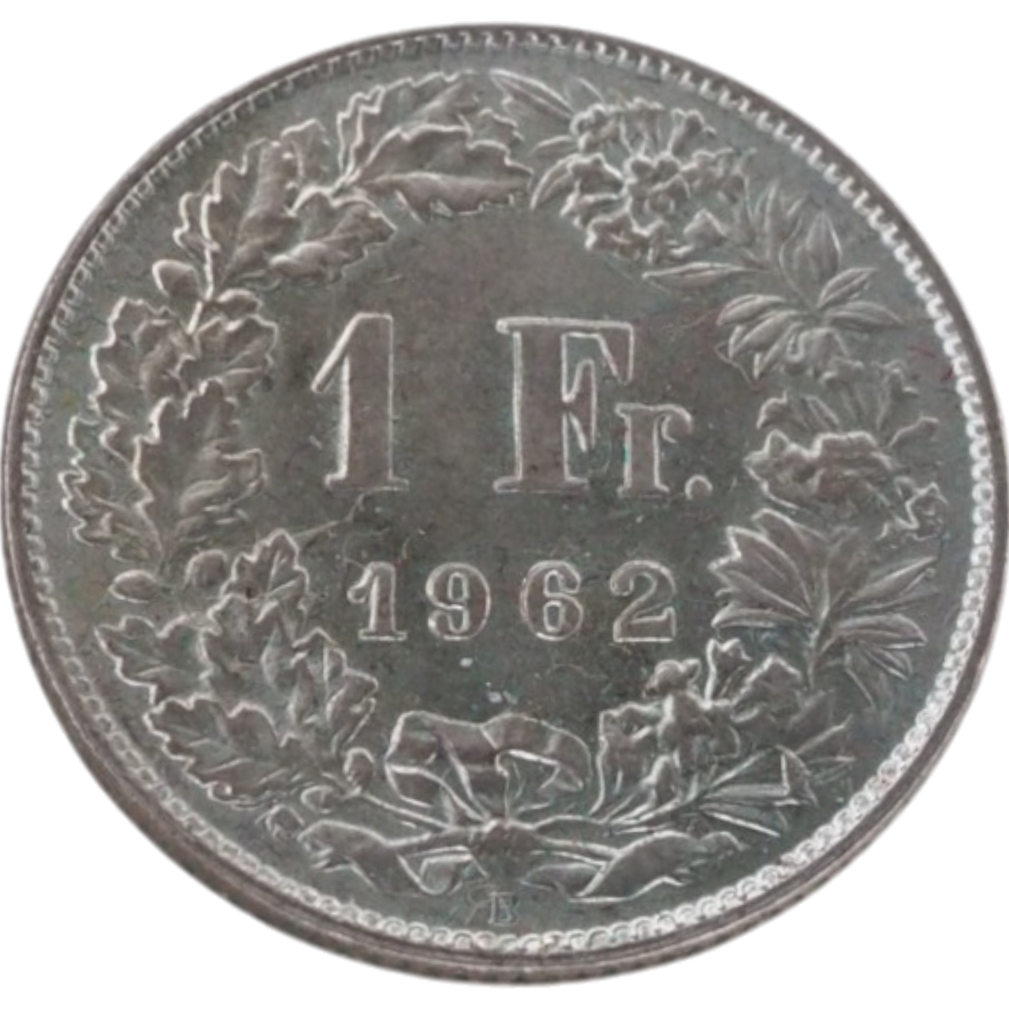 1 Fr. Switzerland Coin 1962 - Silver