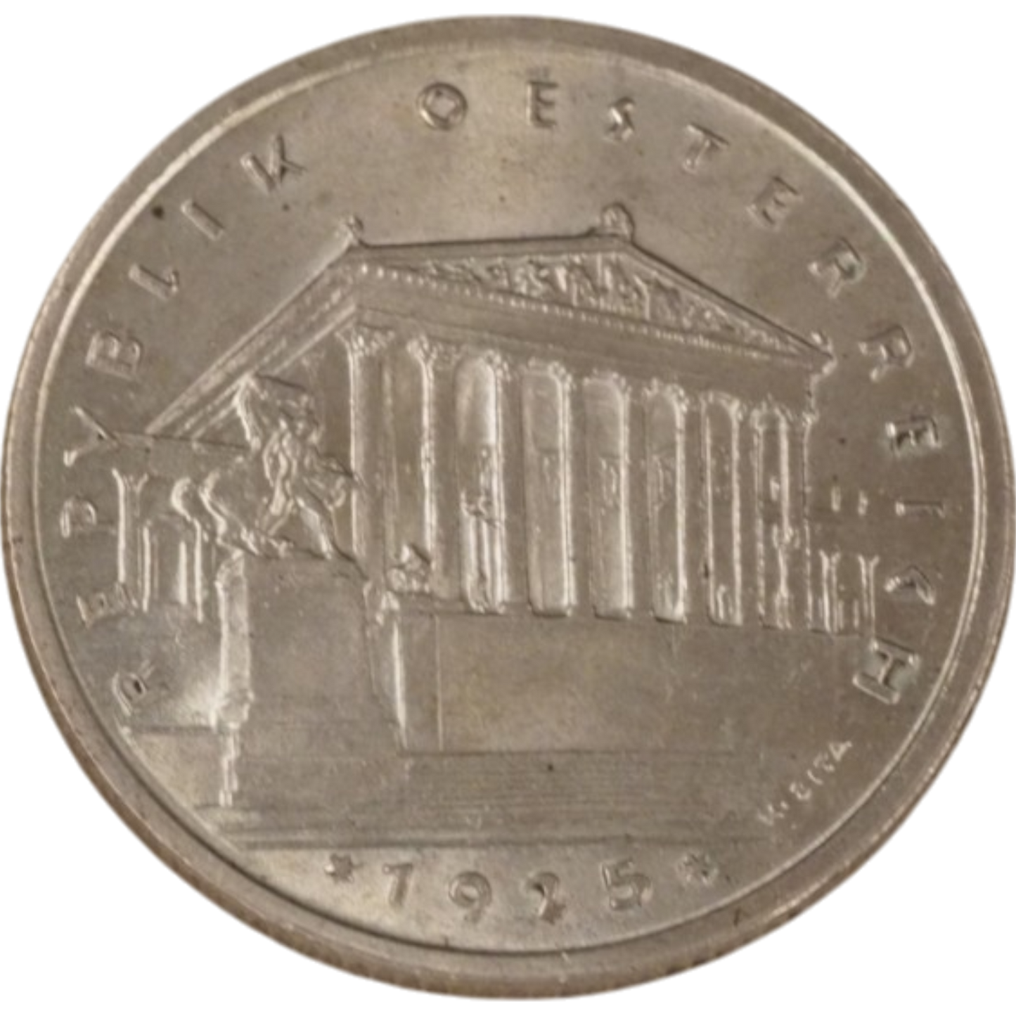 Austrian Republic 1925 1 Schilling Coin