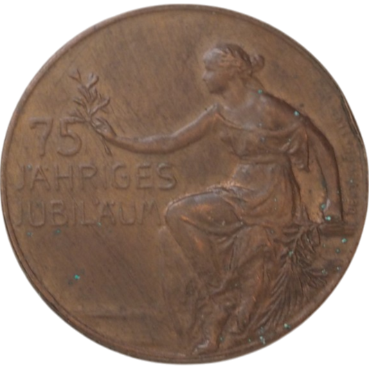 75th Anniversary Jubilee Medal, 1914 - German Commemorative Medal