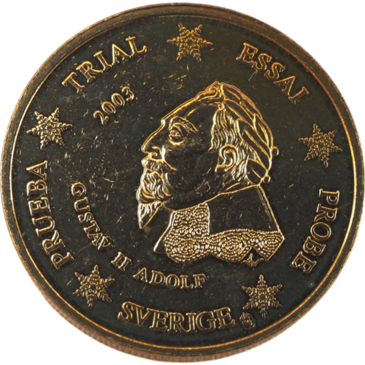 50 Cents Commemorative Coin - Featuring King on Horseback, 2003 Trial Piece