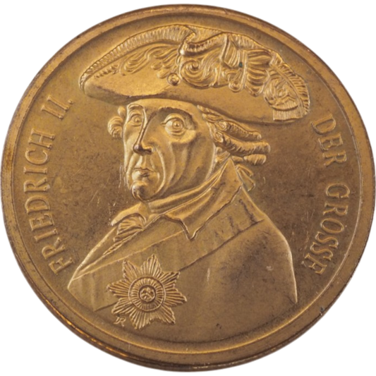 Friedrich II (Frederick the Great) Commemorative Medal - Prussia, Historical Coin