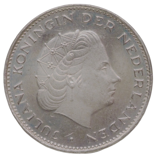 2 1/2 Gulden Netherlands 1979 Coin KM# 197