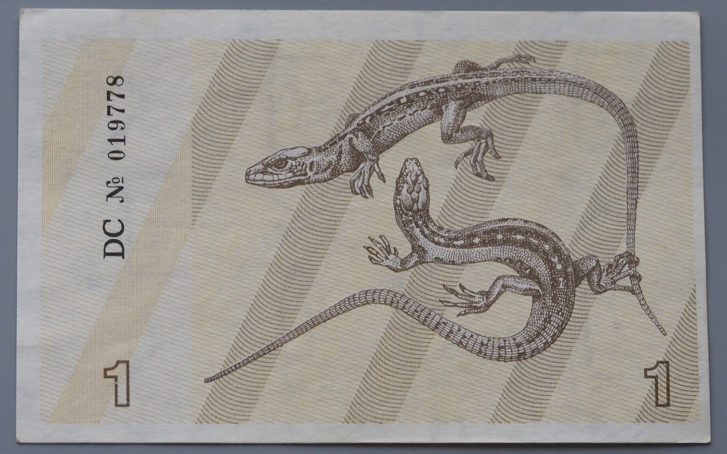 Market snapshot – Lithuania 1 Talonas 1991 banknote