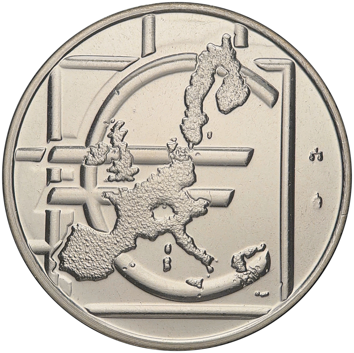 Spain Espana Medal 2002 Luc Luycx Design UNC F41