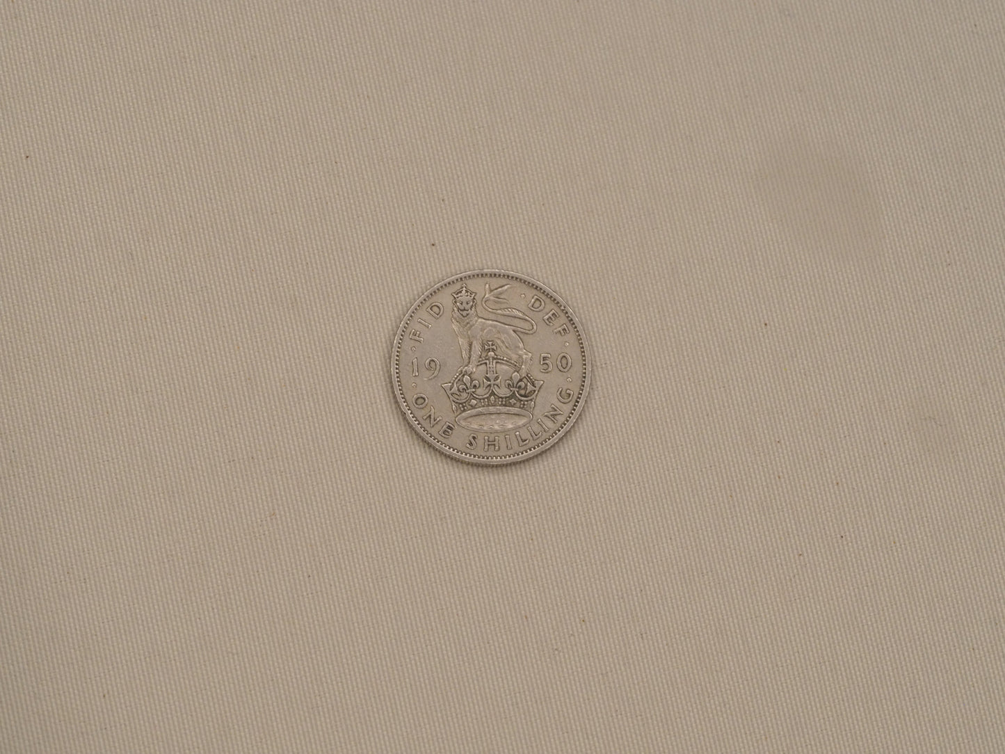 United Kingdom One Shilling 1936 Silver Coin KM# 833 UNC