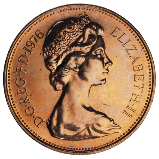 United Kingdom Two Pence 1976 Coin