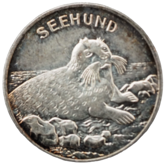 WWF Medal 1988 Silver-Plated 25 Years WWF Germany 'The Lyn'