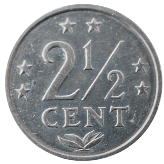Netherlands Antilles 2-1/2 Cents 1979 Coin KM# 9a
