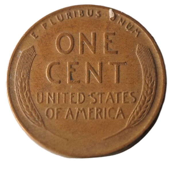 1941 Lincoln Small Cents Wheat Penny Collectible