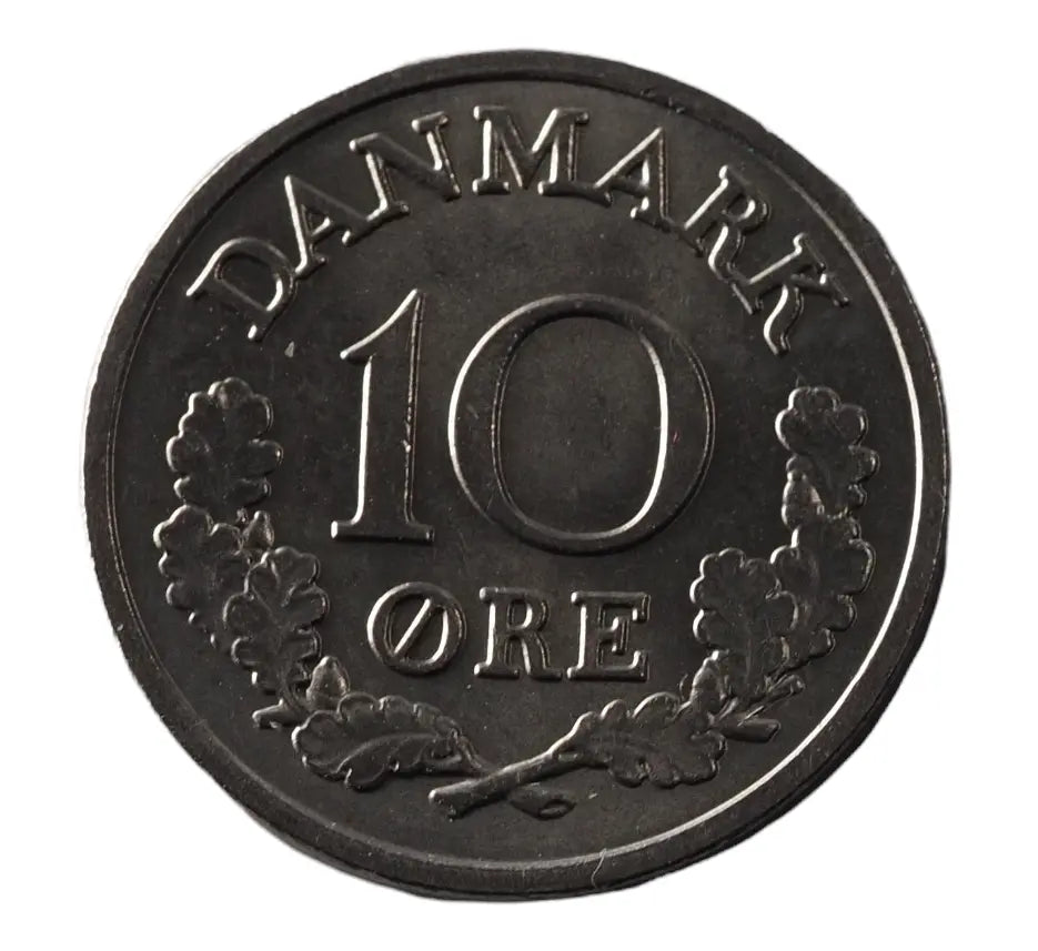 1972 Danish 10 Ore Collectible Coin