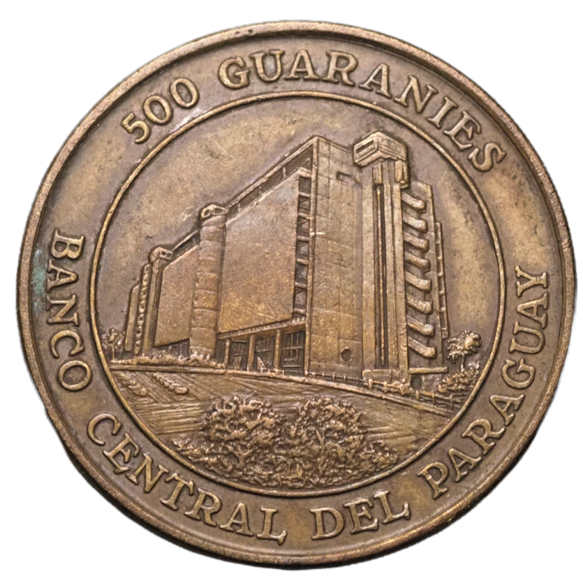 1997 Paraguay 500 Guaranies Coin, Collectible