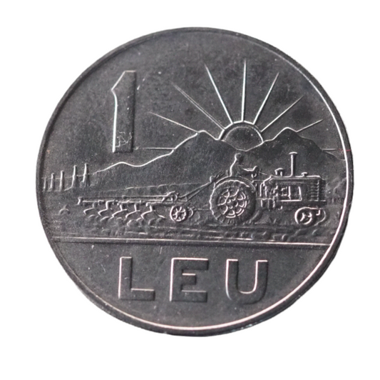 1 LEU Romania 1963 Coin Obverse