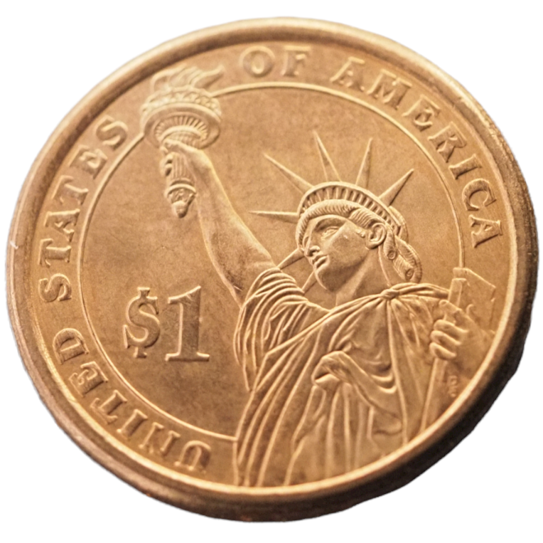 2008 Presidential $1 Coin, John Quincy Adams, Copper-Zinc