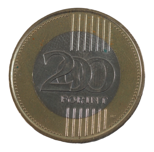 2012 200 Forint BU Hungary Coin Obverse
2012 200 Forint BU Rare Hungary Coin Front View
