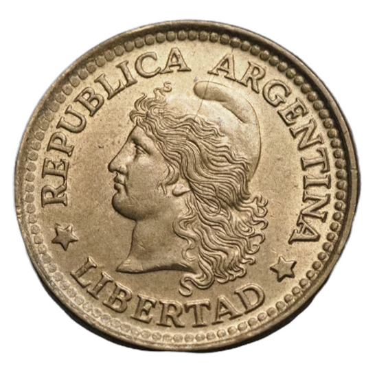 50 Centavos Argentina 1971 Coin KM# 68