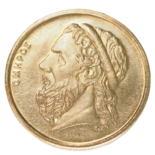 50 Drachmes Greece 2000 Coin UNC Aluminum-Bronze