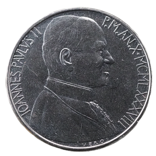 50 Lire Ioannes Pavlvs II 1988 Vatican City Coin