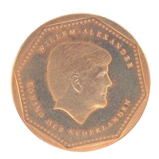 5 G Netherlands Antilles Willem Alexander 2014 Coin