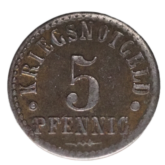 5 Pfennig Northeim 1918 Coin, Prussian Hanover