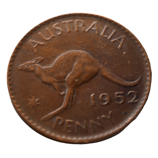 Australia 1952 One Penny 1d Georgivs VI Coin