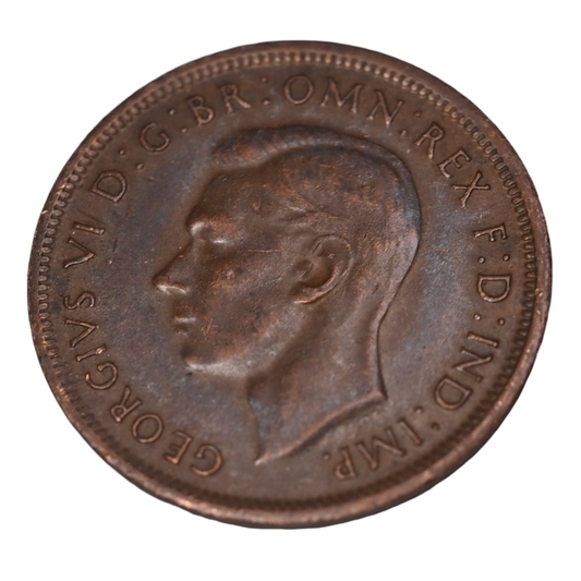 Australia Half Penny George VI 1943 Coin