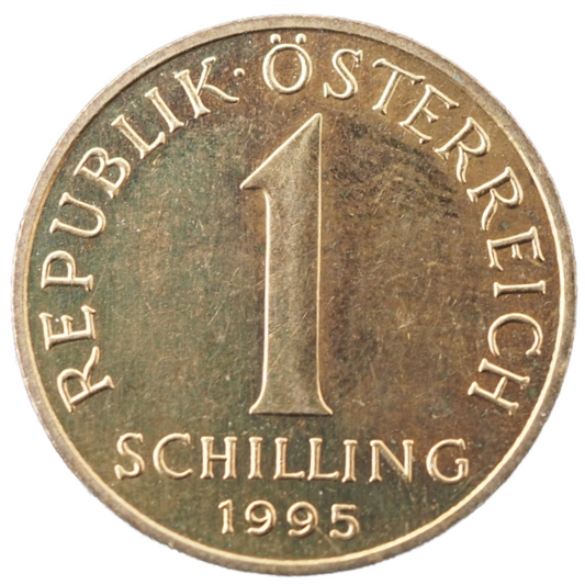 Austria 1995 1 Schilling Coin KM# 2886 Aluminium-Bronze
