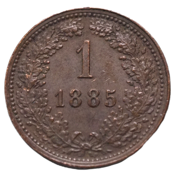 Austria 1 Kreuzer Franz Joseph I 1885 Coin KM# 2187