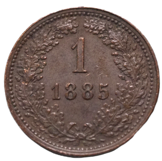 Austria 1 Kreuzer Franz Joseph I 1885 Coin KM# 2187