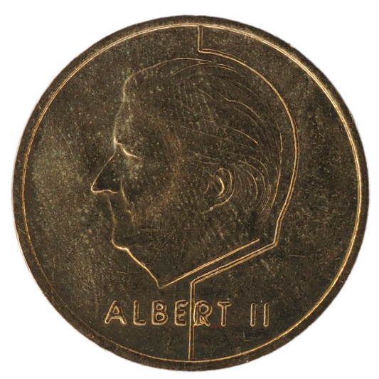 Belgium 5 Frank Belgie 1994 Coin KM# 189, Aluminium-Bronze
