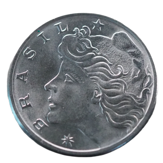 Brazil 20 Centavos Coin 1977 Obverse Design #840392