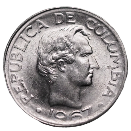 Colombia 20 Centavos 1967 Coin