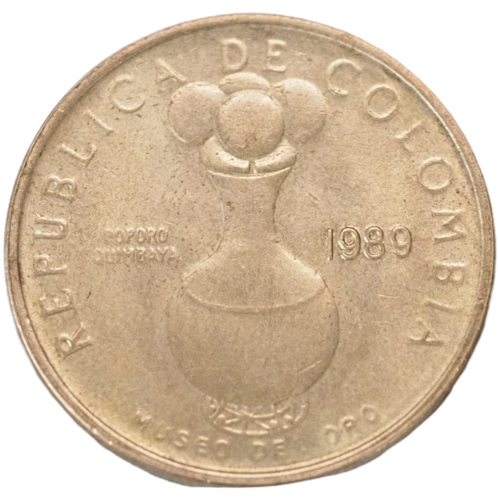 Colombia 20 Pesos 1989 Coin