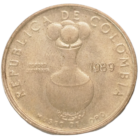 Colombia 20 Pesos 1989 Coin