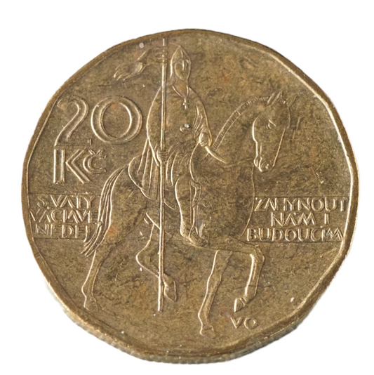 Czech Republic 20 Korun Horse 1999 Coin