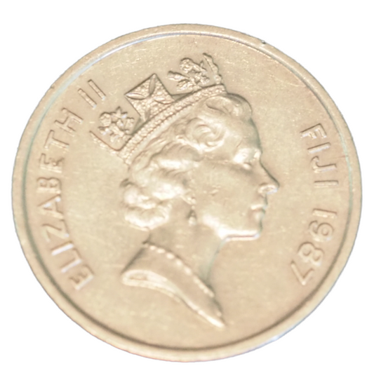 Fiji 20 Cents 1987 Coin KM# 53