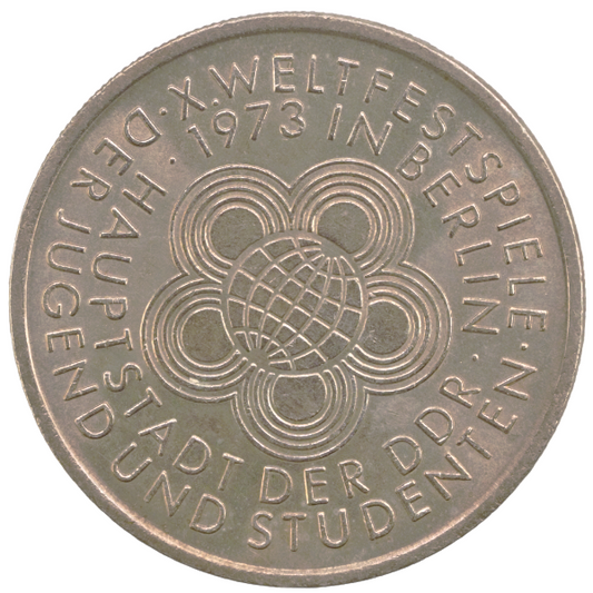 Germany 10 Mark DDR X. Weltfestspiele 1973 Coin