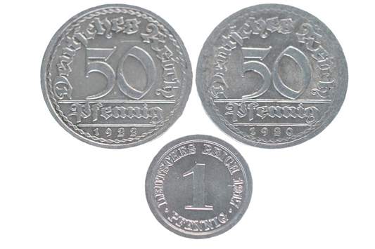 Germany 1920J 50 Pfennig Coin