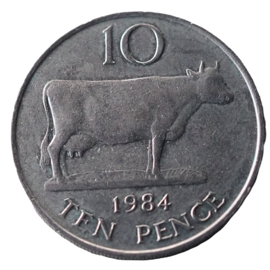 Guernsey 10 Pence 1984 Elizabeth II Coin