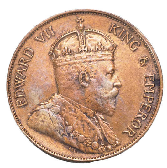 Hong Kong 1902 1 Cent Edouard VII Coin